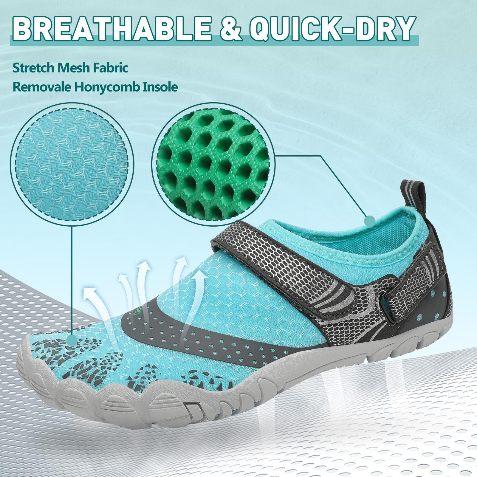 SAGUARO Barefoot Shoes Unisex Trekking Sandals Men Women Sports & Outdoor Sandals Barefoot Sandals Size 39-47 EU - Image 3