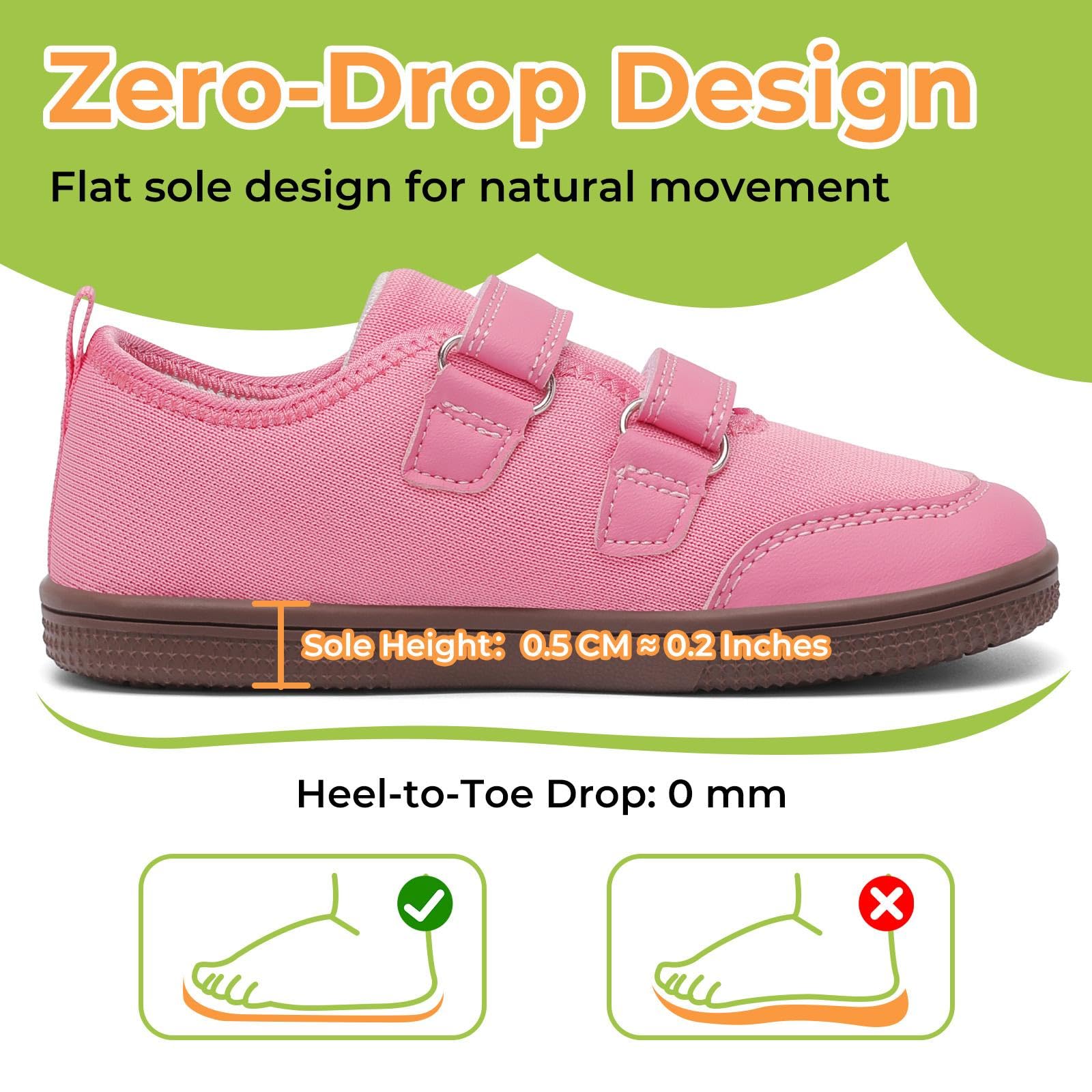 SAGUARO Kids Barefoot Shoes Wide Toe Box Minimalist Casual Sneakers for School and Walking - Image 4