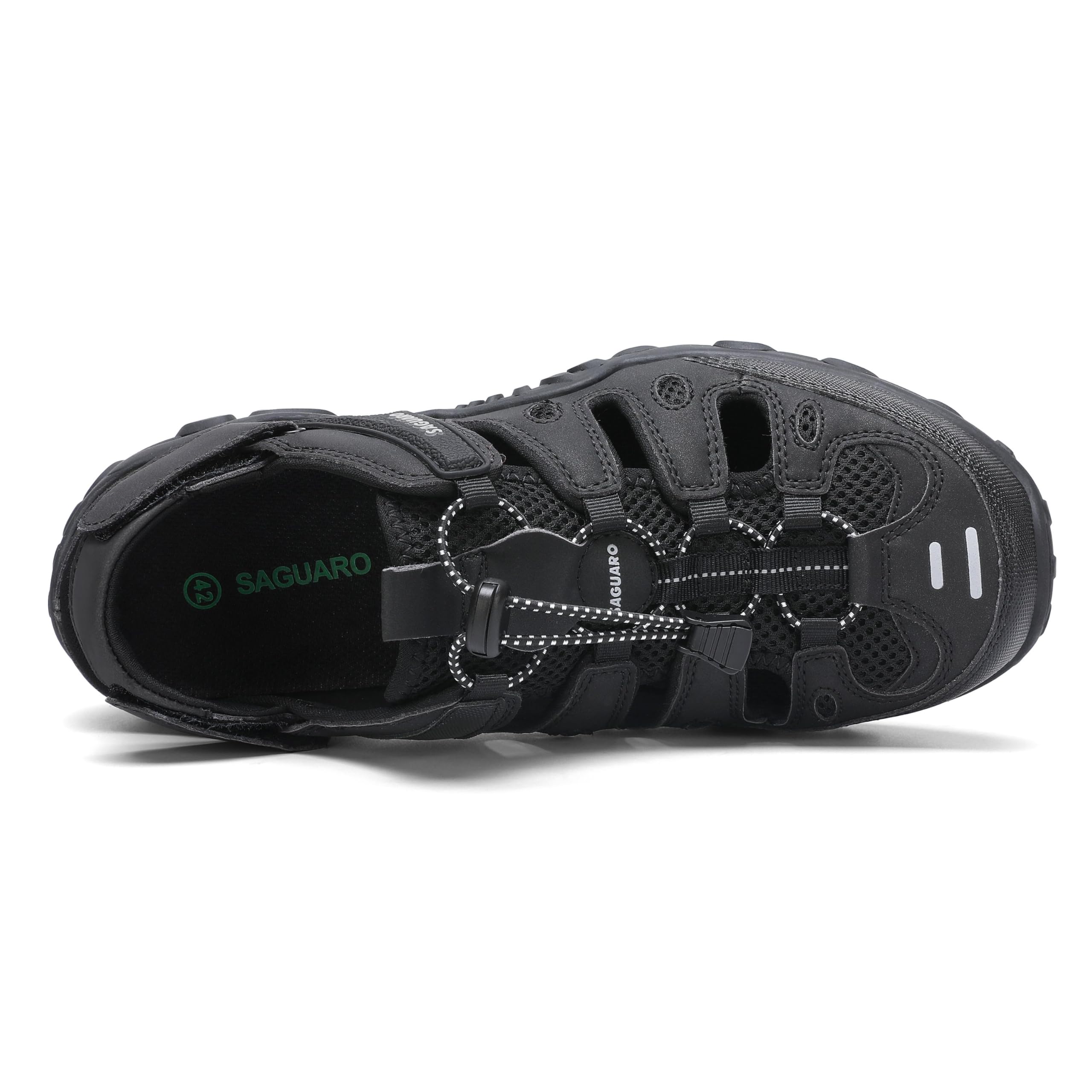 SAGUARO Men's Sport Sandals Adjustable Strap Closed Toe Outdoor Hiking Sandal Beach Water Shoes - Image 5