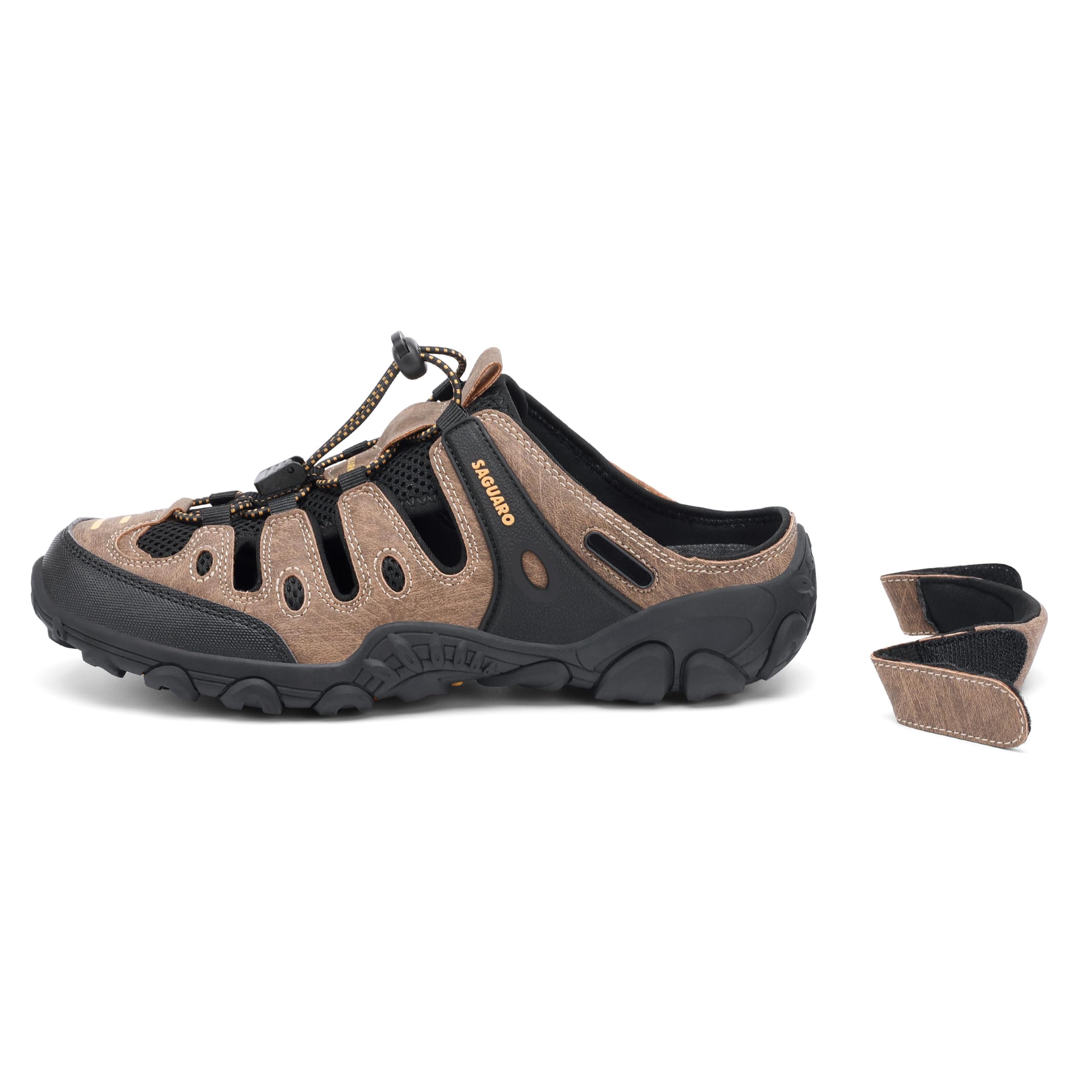 SAGUARO Men's Sport Sandals Adjustable Strap Closed Toe Outdoor Hiking Sandal Beach Water Shoes - Image 7
