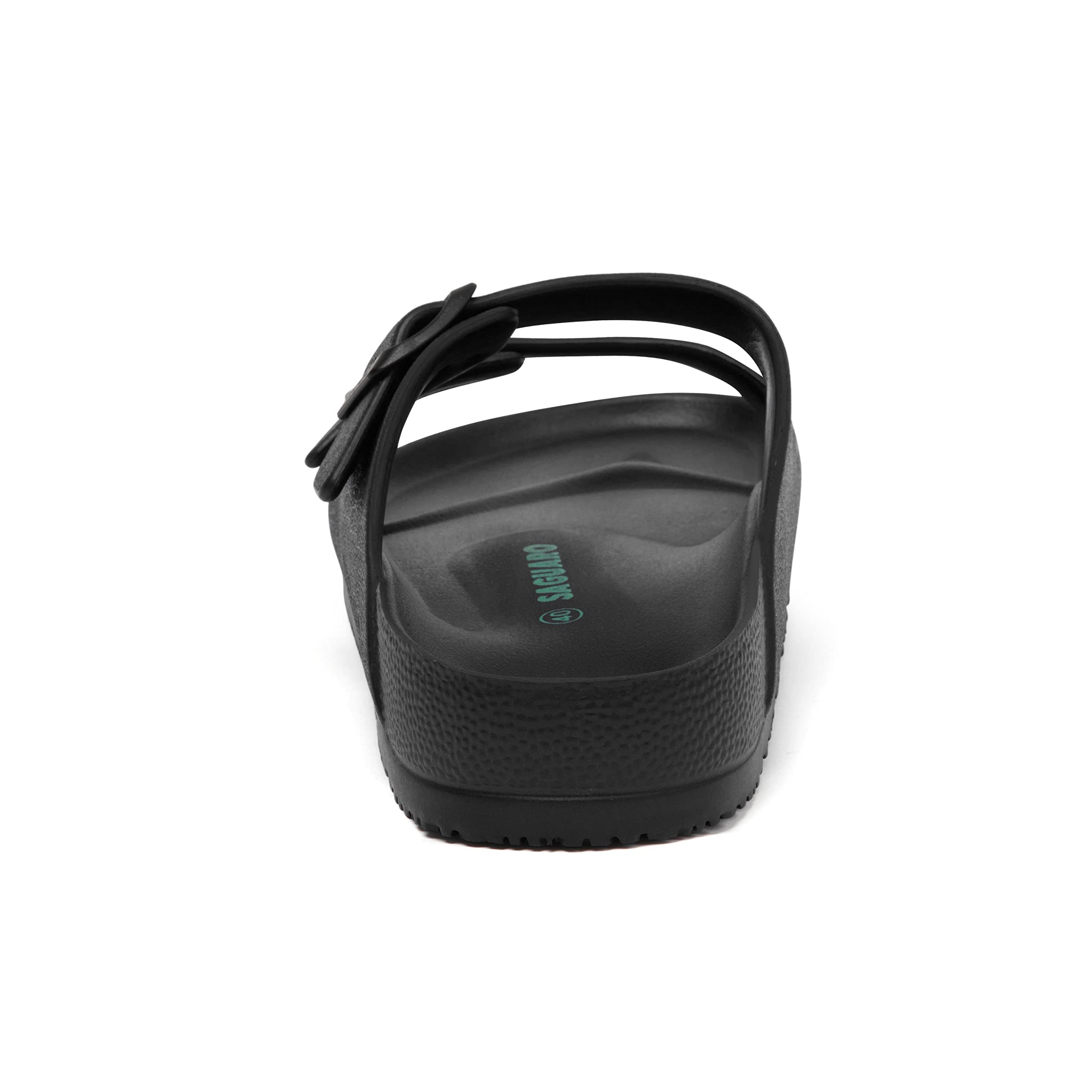 SAGUARO Men's Women's Comfort Double Buckle Sandals Lightweight Adjustable EVA Sandals with Rubble Sole - Image 4