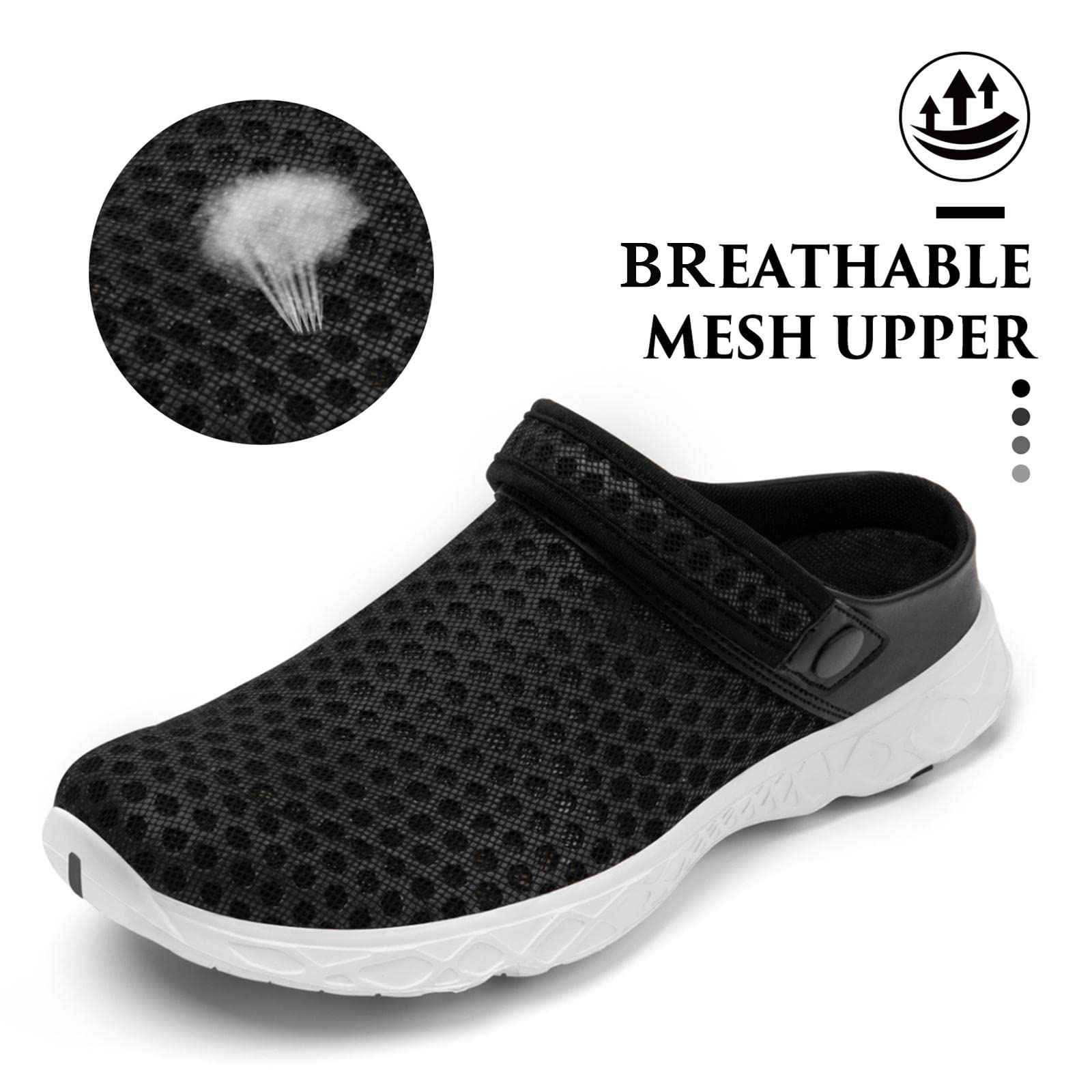 SAGUARO Men's Women's Quick Dry Garden Shoes Lightweight Breathable Gardening Clog Water Shoes Mesh Sandals for Sports Outdoor Beach Pool Exercise - Image 3