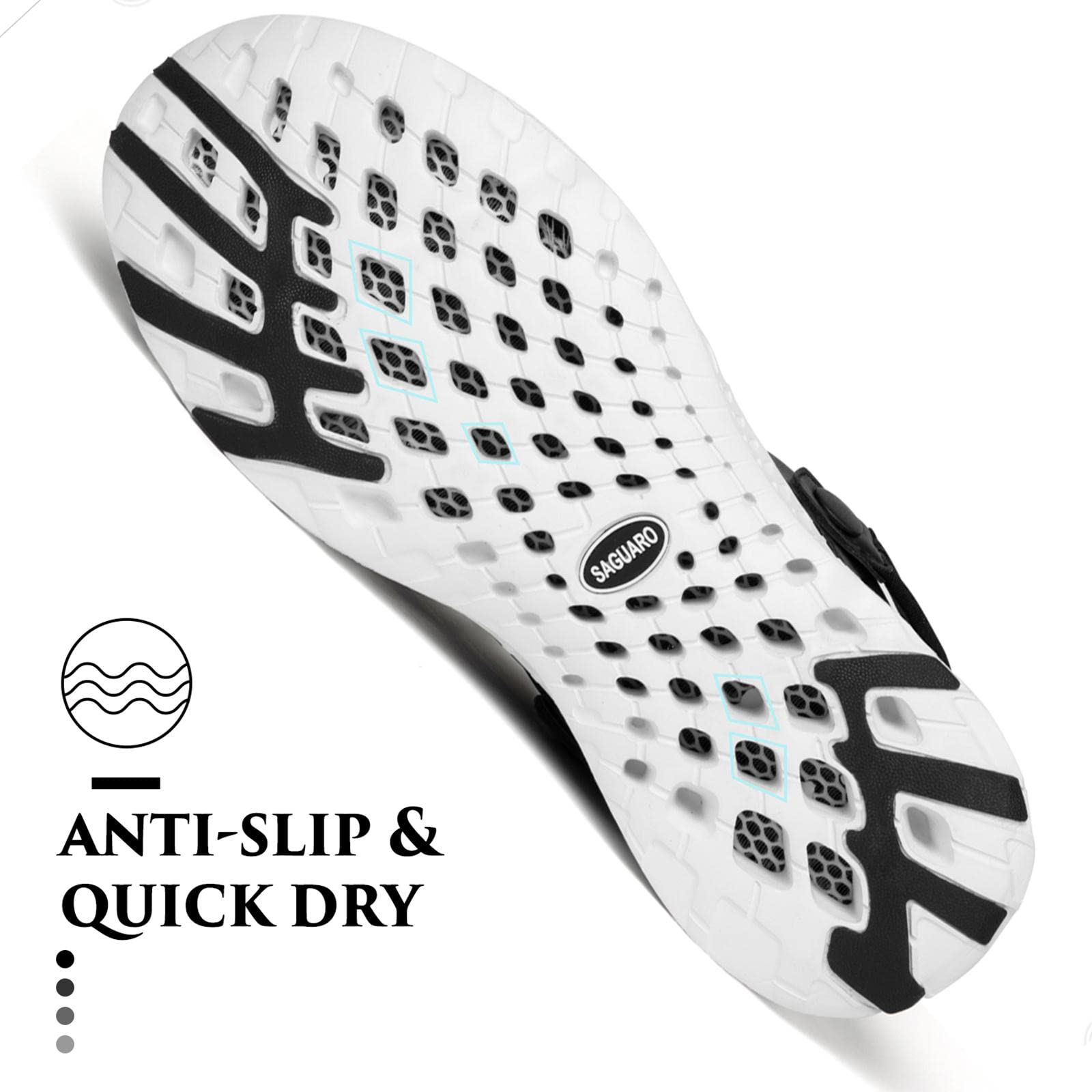 SAGUARO Men's Women's Quick Dry Garden Shoes Lightweight Breathable Gardening Clog Water Shoes Mesh Sandals for Sports Outdoor Beach Pool Exercise - Image 7