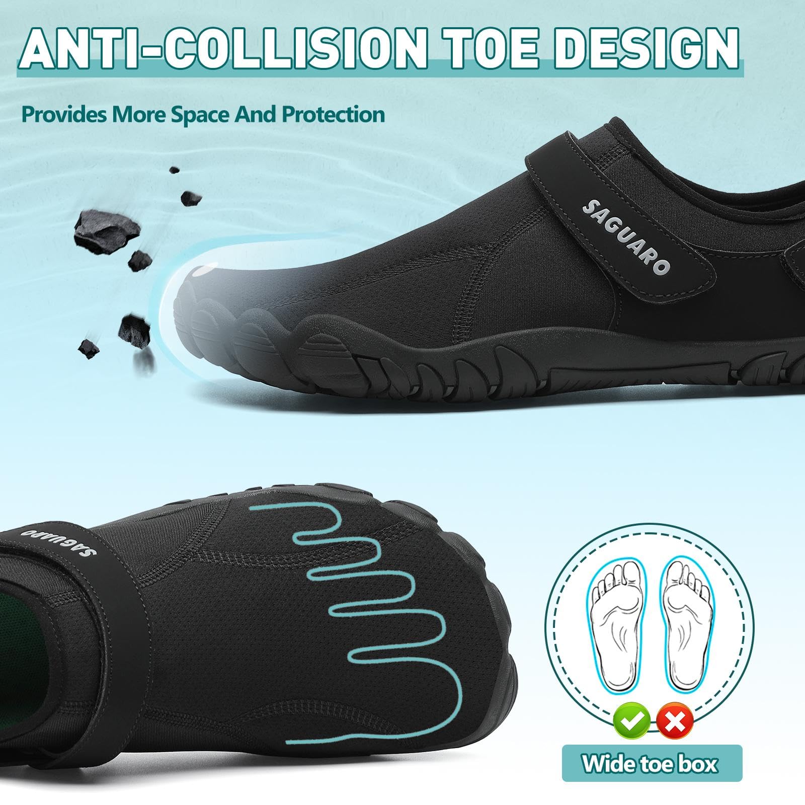 SAGUARO Unisex Adult Walking Shoes - Image 4