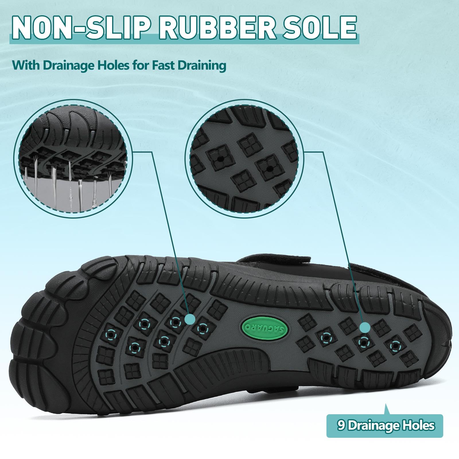 SAGUARO Unisex Adult Walking Shoes - Image 5