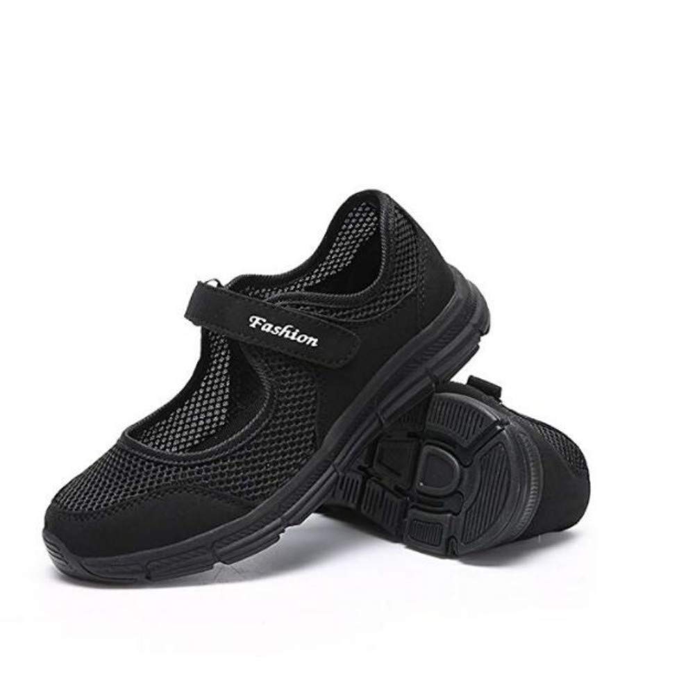 SAGUARO Women's Breathable Walking Shoes Ladies Fashion Mary Jane Sneakers Adjustable Working Nurse Shoes Lightweight Flats Roll I - Image 7